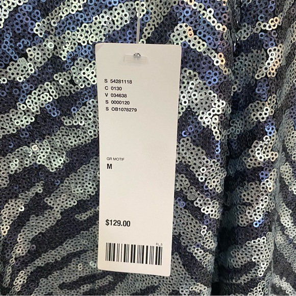 Urban Outfitters Long Sleeve Sequin Body-con Dress - Picture 4 of 5